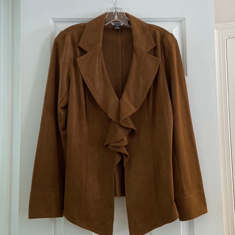 Renuar Faux Suede Blazer